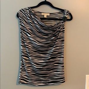 Michael Kors Zebra sleeveless top